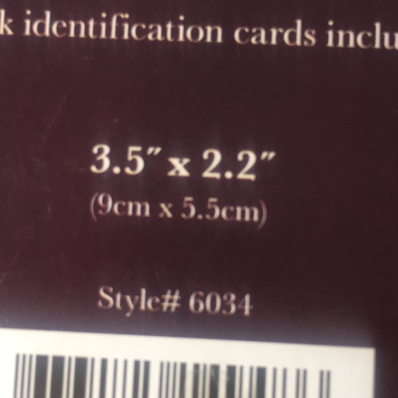 NWT  luxury luggage tags four piece set new in box - Picture 5 of 9